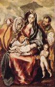 El Greco, The Holy Family with St Anne and the Young St JohnBaptist